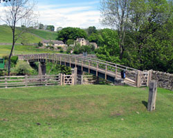 Waterside House Footbridge from south