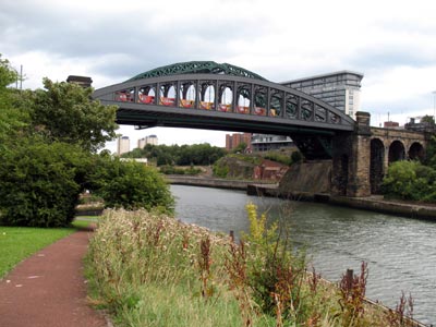 Sunderland Railway Bridge from the north west bank