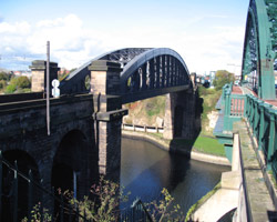 Sunderland Railway Bridge and Wearmouth Bridge