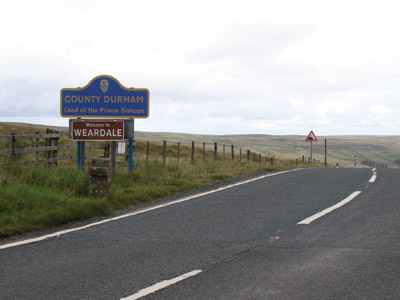 Looking east from Killhope Cross