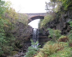 Ashgill Force and road bridge