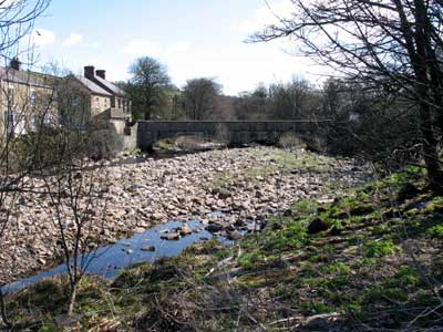 Wearhead Bridge from the west
